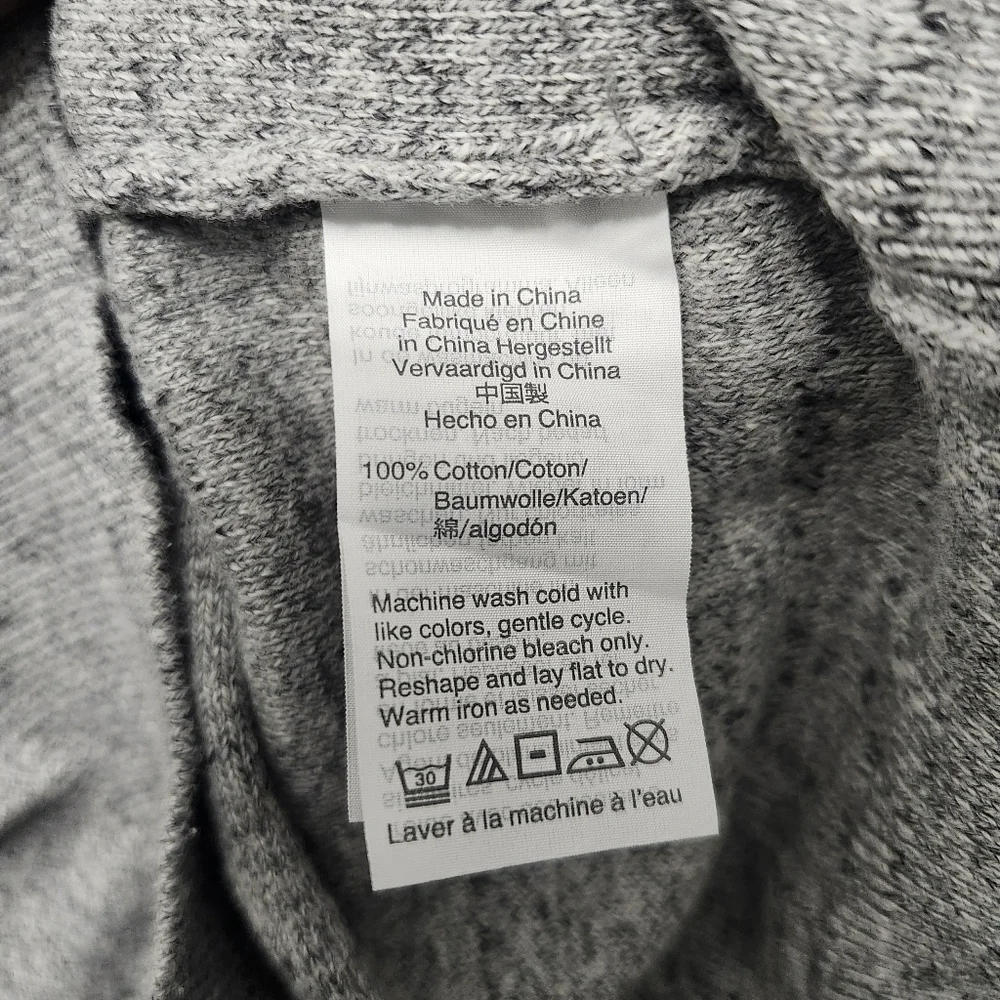 J.crew mercantile men's pullover crew neck sweater size large gray